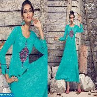 omtex topaz Wholesale long Hand Work Ready made kurtis